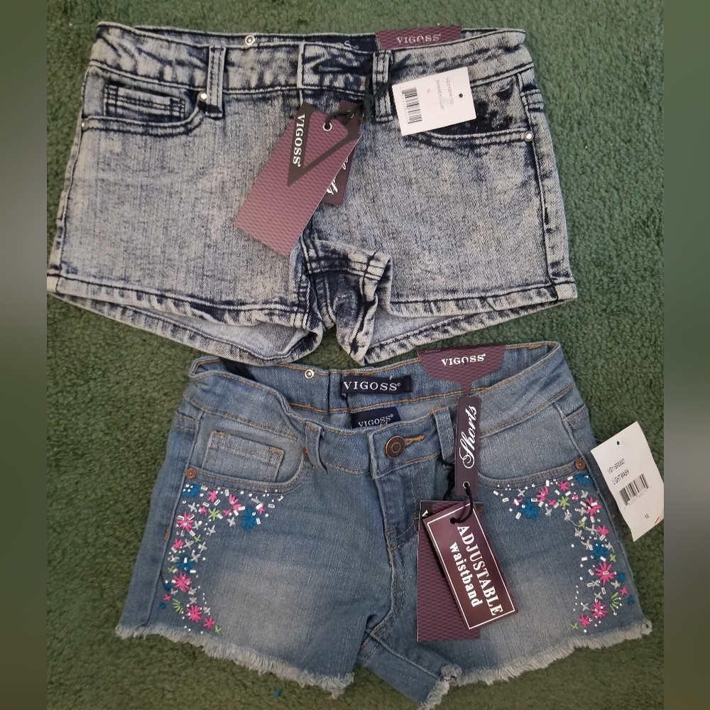 Vigoss Kids Denim Shorts Bundle Size 10